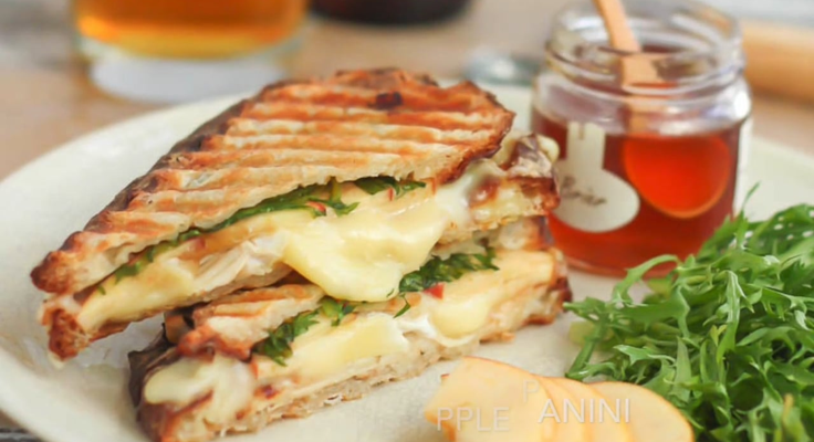 Turkey Panini Recipe (with garlic and mozzerella)
